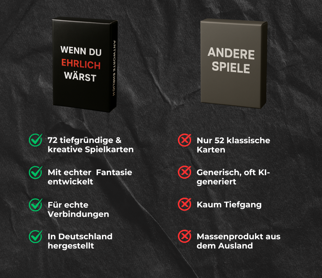 WENN DU EHRLICH WÄRST | DAS KARTENSPIEL